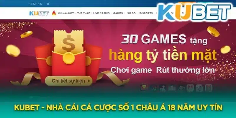 Các dịch vụ cá cược trực tuyến phổ biến tại Kubet.