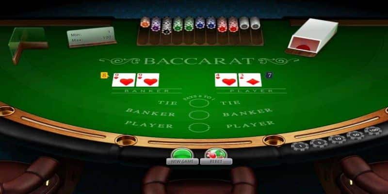 Các thế bài Baccarat - cược gấp thếp